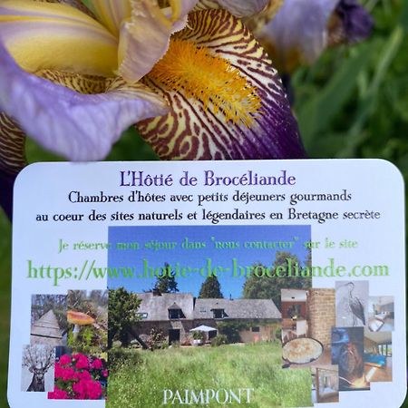 L'Hotie De Broceliande, Au Coeur Des Sites Naturels Et Legendaires Пемпон Екстер'єр фото